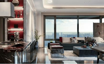 觀宸千重錦樣板間。觀宸供圖