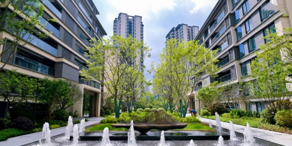 項目實景圖。信達九瓏郡供圖