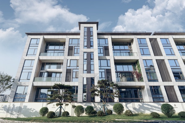 頂峰置地林語蝶院實景圖。頂峰置地供圖