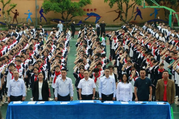 活動現場。銅梁區侶俸中學供圖