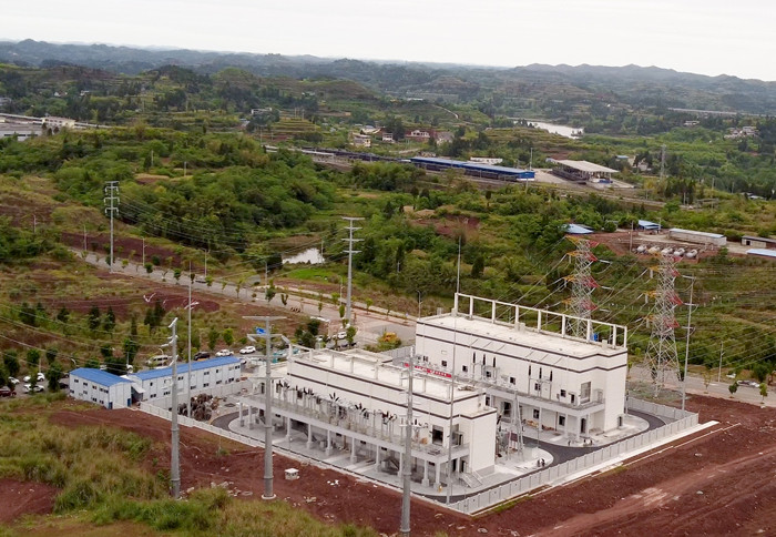 潼南高何220千伏輸變電工程。國網重慶市電力公司供圖