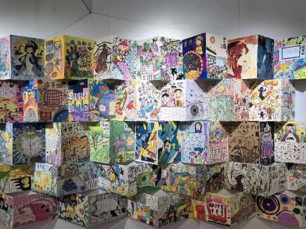 展出作品。北碚區兩江小學供圖