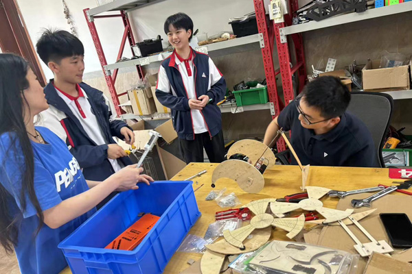 日常訓練。重慶七中供圖