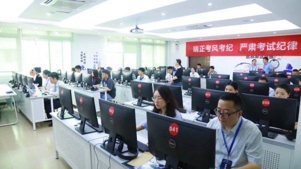 比賽現場。重慶鐵路運輸技師學院供圖