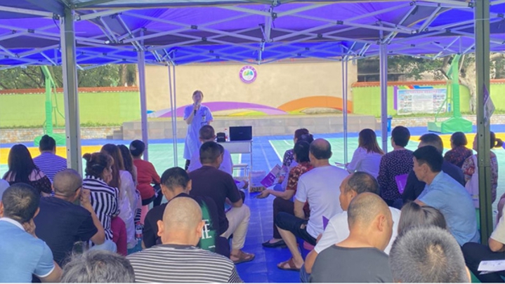 活動現場。重慶愛爾兒童眼科醫院供圖