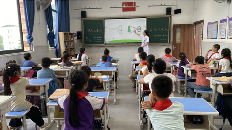 活動現場。重慶愛爾兒童眼科醫院供圖