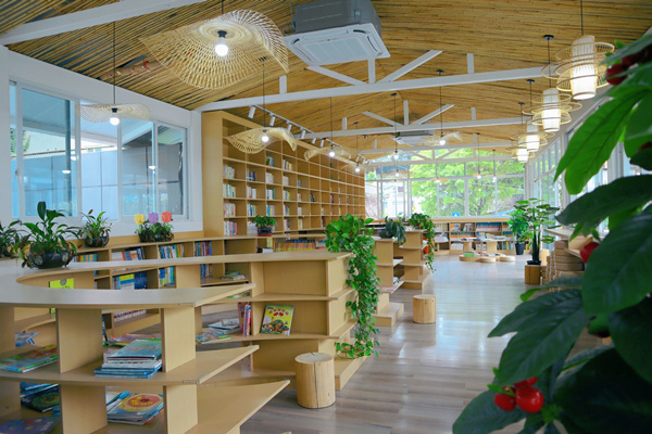 “跬步齋”圖書室。大渡口區馬王小學供圖