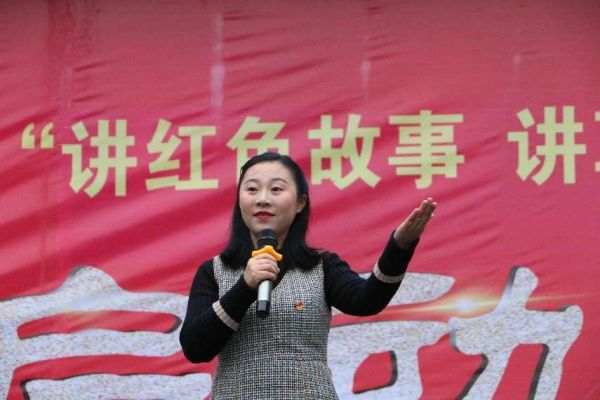 講“紅色”故事主題教育活動。永川區上游小學校供圖