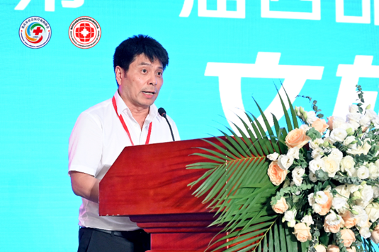 劉金平致辭。主辦方供圖