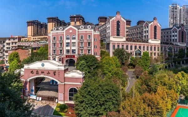 學校全景。重慶市南川區九鼎山小學校供圖