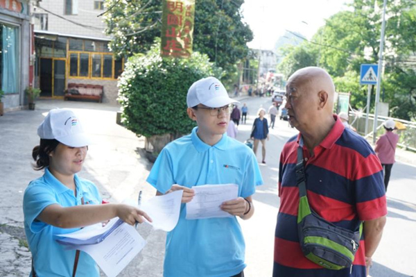 實地調研。重慶財經學院供圖