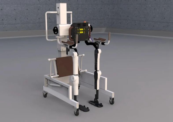 下肢外骨骼康復機器人。兩江協同創新區供圖