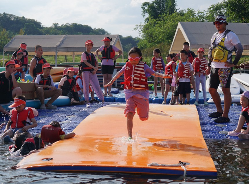 活動現場。渝北區青少年活動中心供圖