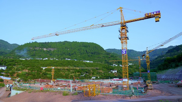 萬州江南（密溪溝）污水處理項目施工現場。重慶碧水源公司供圖