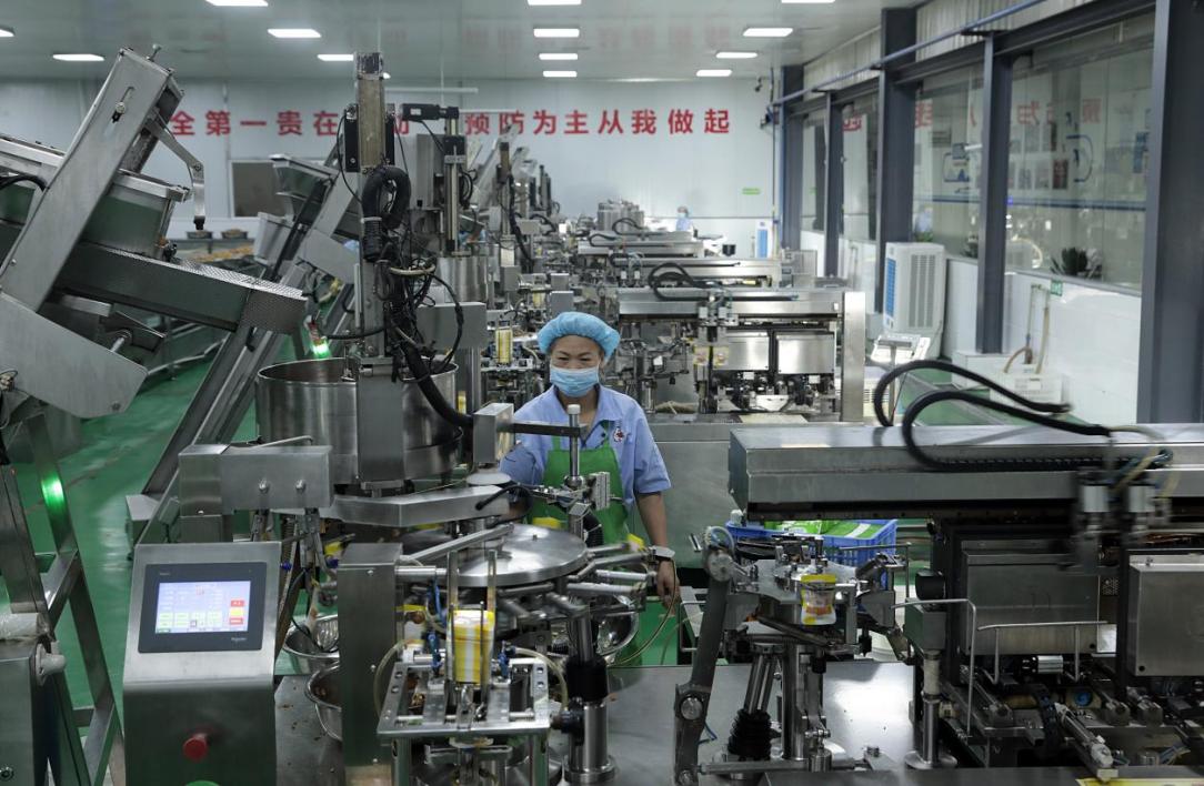 張鴨子生產車間。梁平區融媒體中心供圖