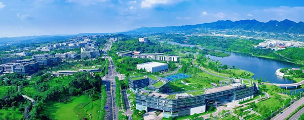 明月湖美景。兩江協同創新區供圖