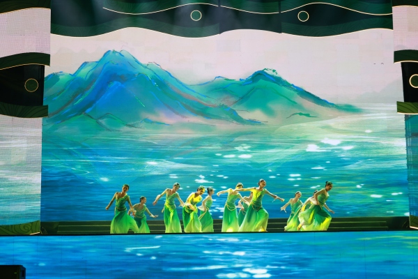 文藝晚會現場。涪陵區委宣傳部供圖