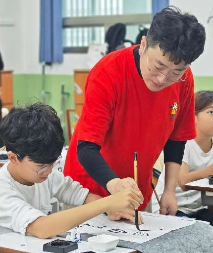 書法課堂。主辦方供圖