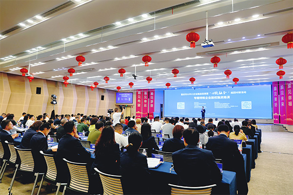 重慶市專精特新企業股權融資路演活動現場。向詩佳攝