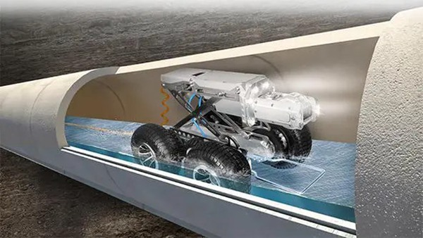 CCTV管道機器人內窺檢測示意圖。重慶市設計院供圖