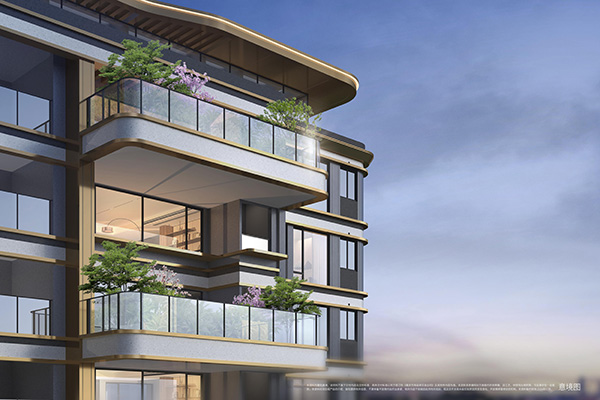 項目效果圖。保利發展控股重慶公司供圖