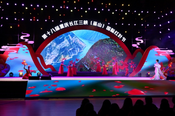 文藝晚會現場。巫山縣融媒體中心供圖