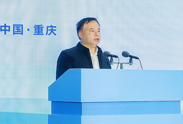 渝中區委教育工委書記、區教委主任肖方明作分享。渝中區教委供圖