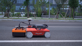 道面健康自動檢測機器人?；顒臃焦﹫D