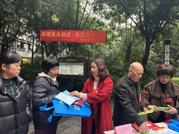 活動現場。龍山街道供圖