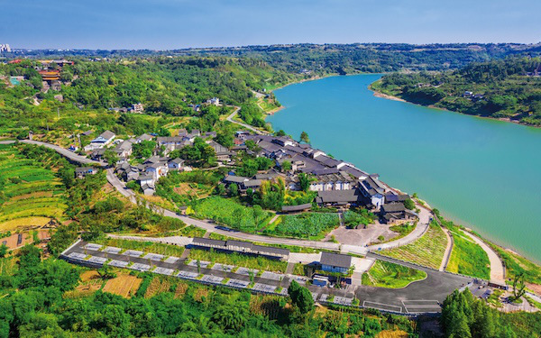 渠江合川淶灘鎮段。熊偉攝