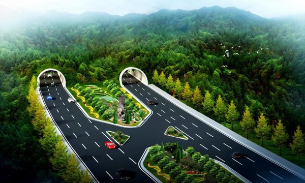 渝長高速復線連接道工程。重慶設計集團有限公司市政設計研究院供圖