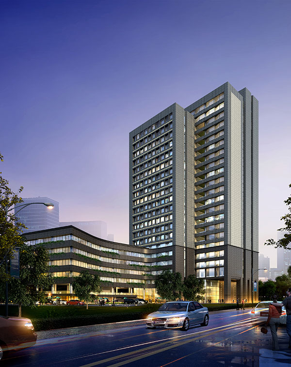 重慶建科大廈效果圖。市建科院供圖