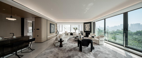 半島生活樣板空間。中糧天悅壹號供圖