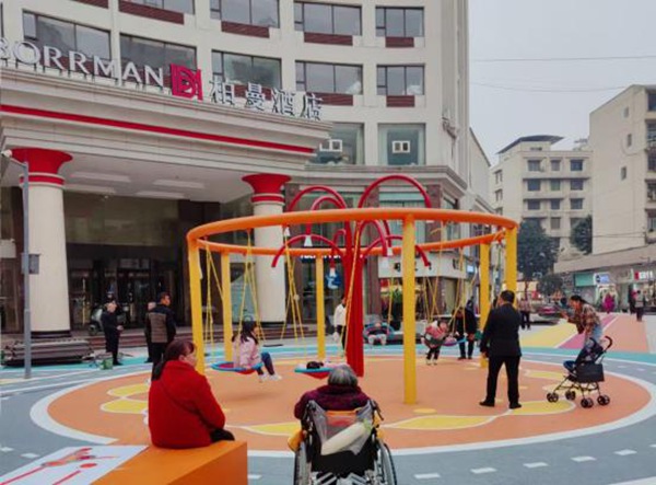 改造后的小區。璧山區住房城鄉建委供圖