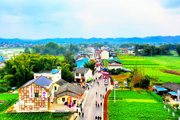 幸福街花兒巷。王華僑攝