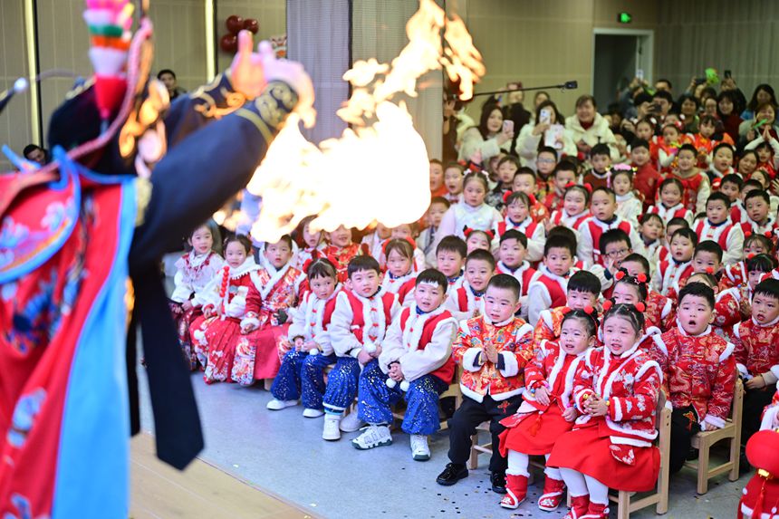 “國潮迎新年”的主題活動。郭旭攝