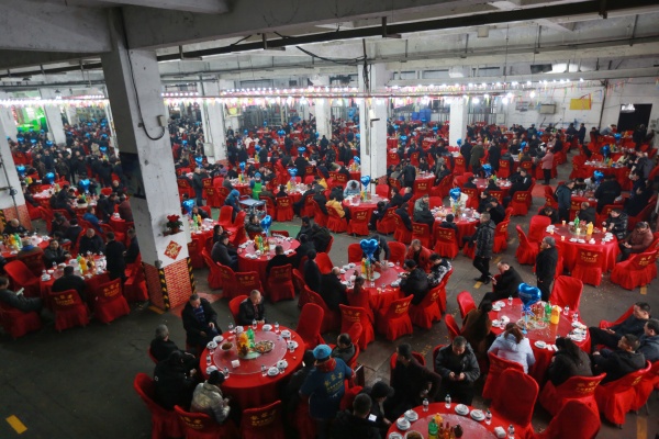 團年宴現場。美心集團供圖