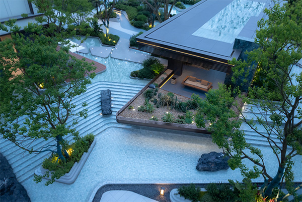 招商渝天府·泱鏡實景圖。招商蛇口重慶公司供圖