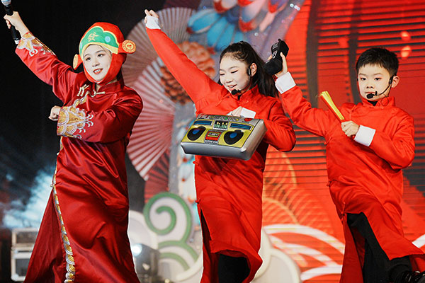 晚會現場。重慶市少年宮供圖