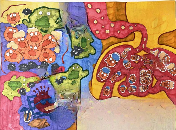 青少年的繪畫作品。主辦方供圖