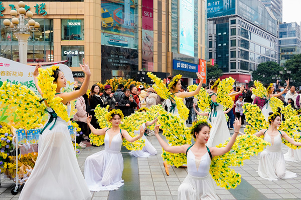 “2025醉美菜花游”城市快閃活動?；顒臃焦﹫D