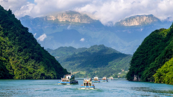 魅力芙蓉江。重慶武隆旅游產業（集團）有限公司供圖