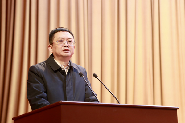 南岸區政府副區長蔣文新。唐文蕤攝