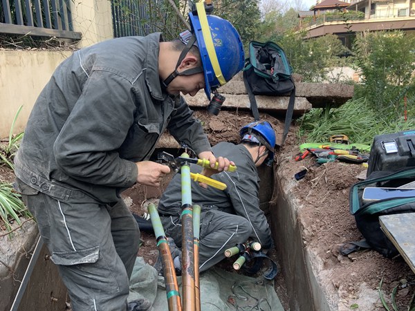 線路隱患處置。國網重慶璧山供電公司供圖