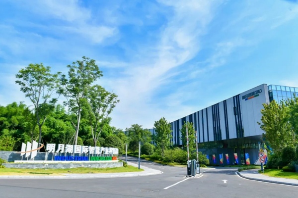 明月湖美景。兩江協同創新區供圖