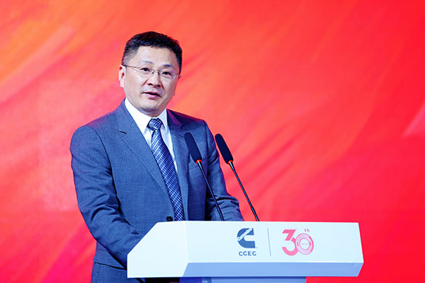 重慶康明斯總經理袁軍。重慶康明斯供圖