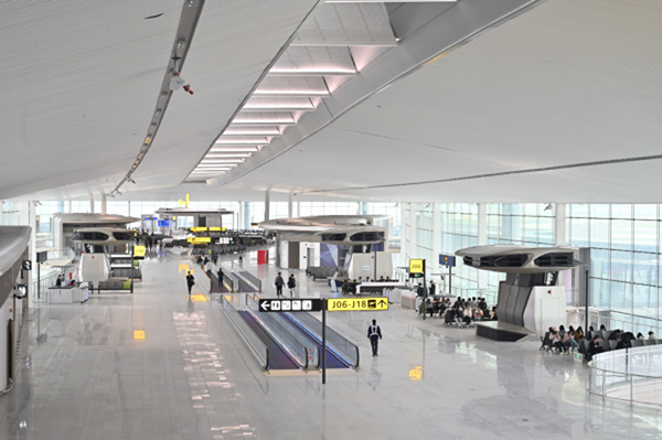 T3B航站樓。鄒樂攝
