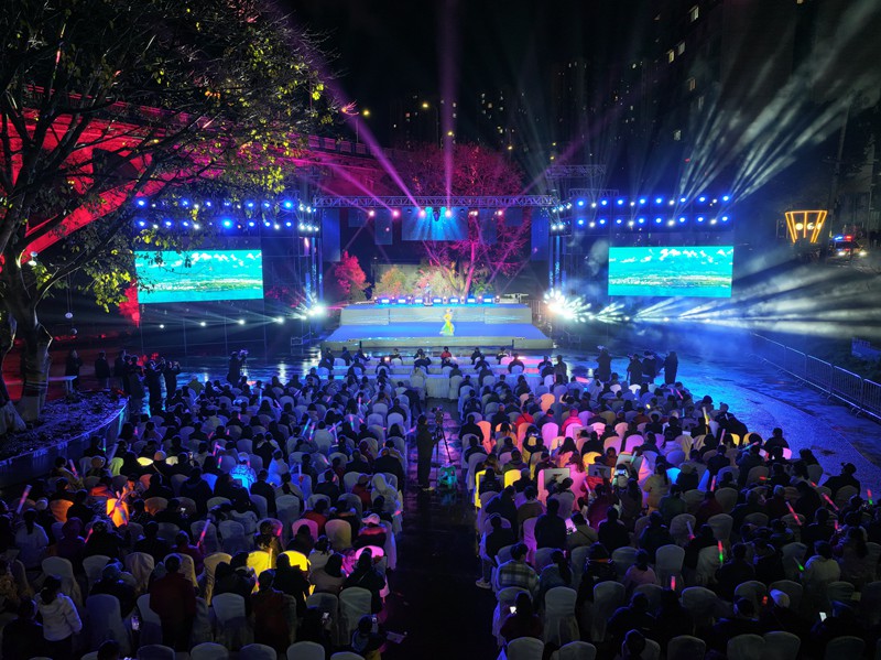 演出現場。陳李娟攝