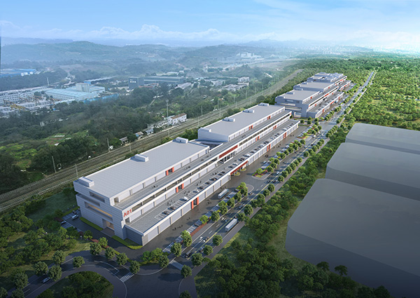 中冶建工智能制造產業園標準廠房項目效果圖。主辦方供圖