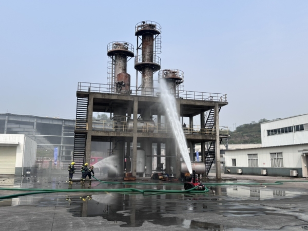 2025年“應保聯動”生產安全事故綜合應急演練舉行。江秋悅攝